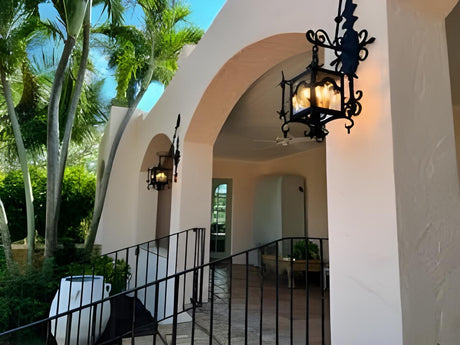 How to Elevate Your Outdoor Patio With Mediterranean Wrought Iron Lighting